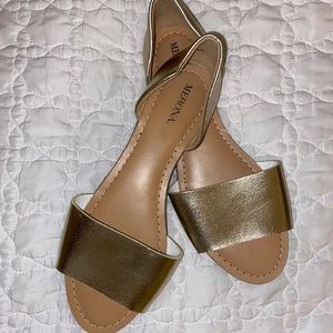 New Gold Sandals Size 6.5